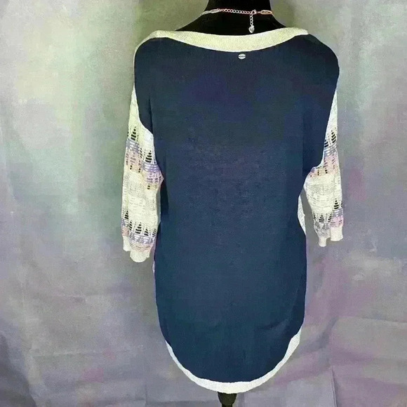 Guess Tunic Length Sparkly Sweater - Picture 2 of 11
